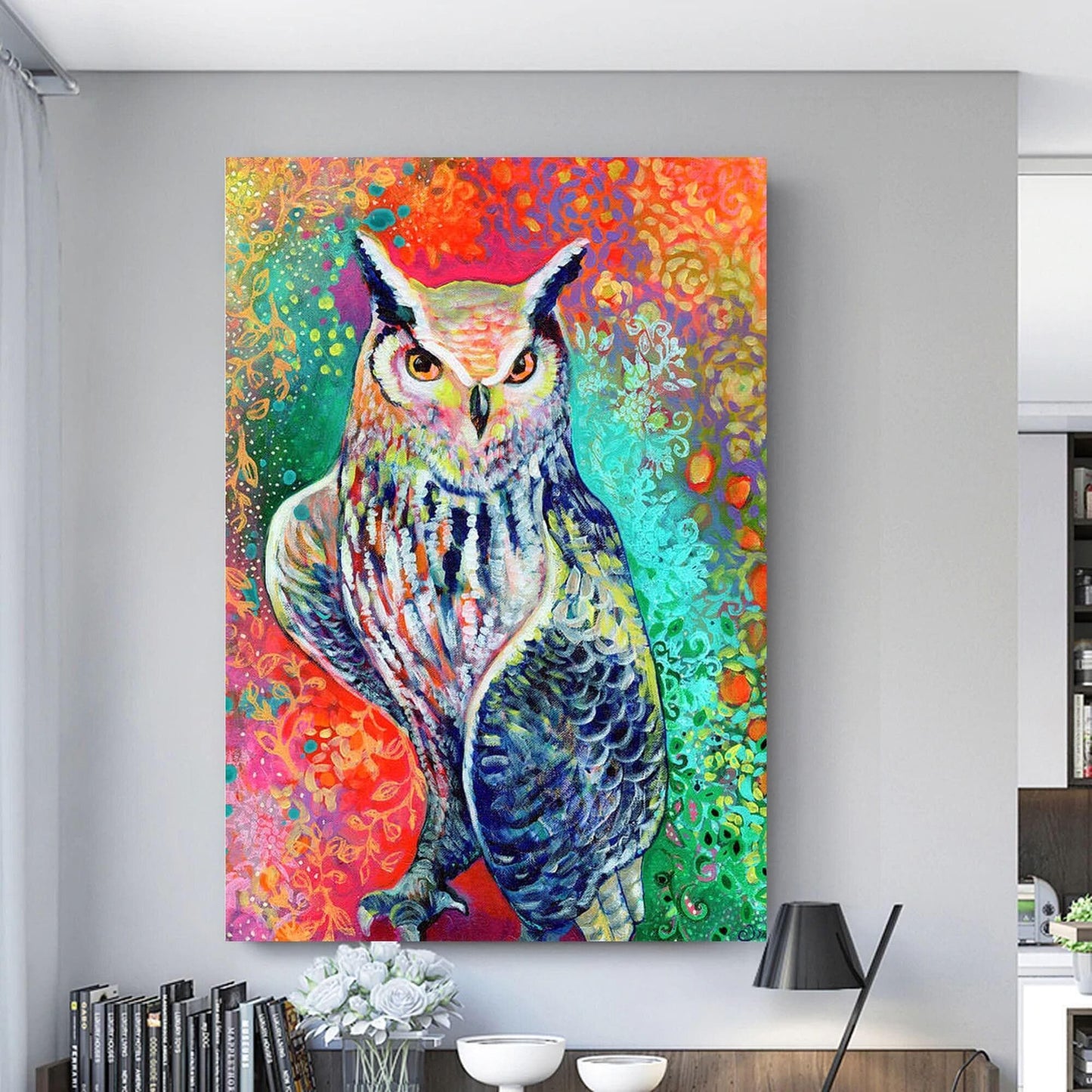 Colourful Owl