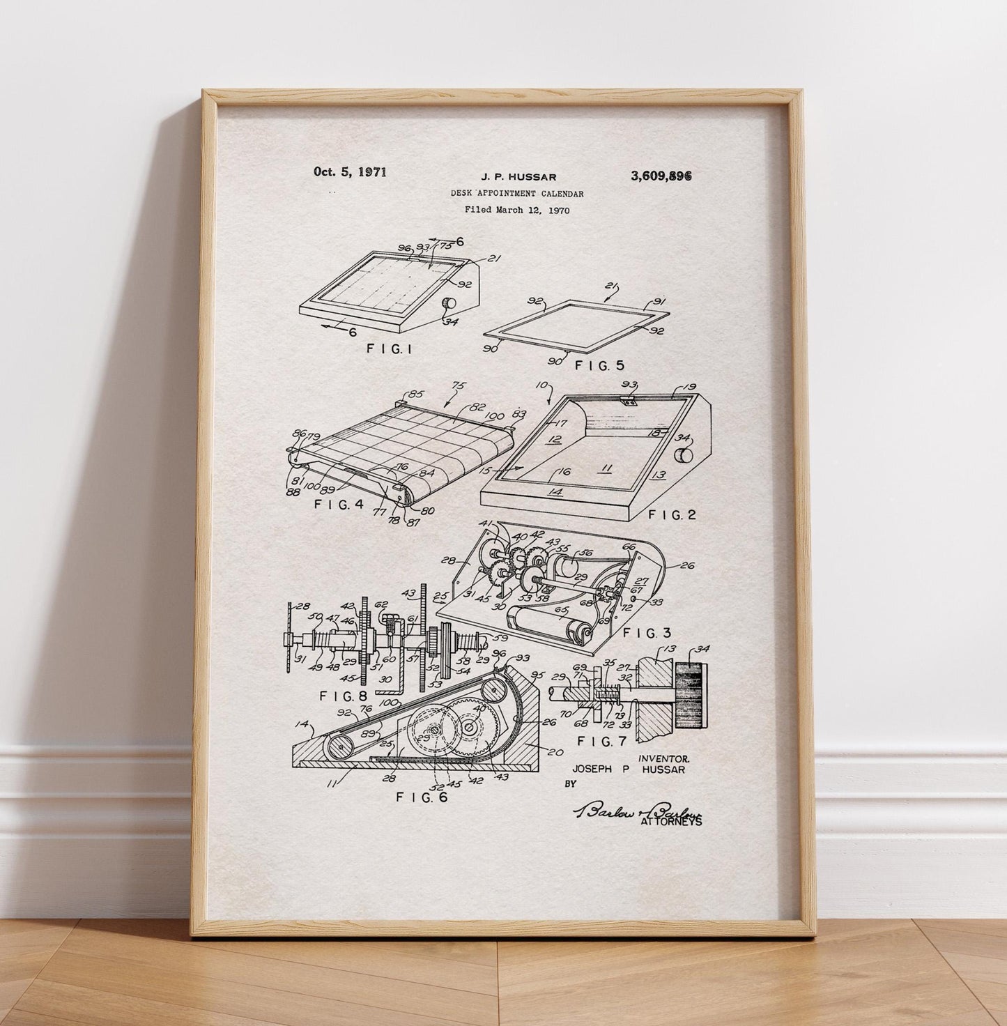 Desktop Calendar Patent