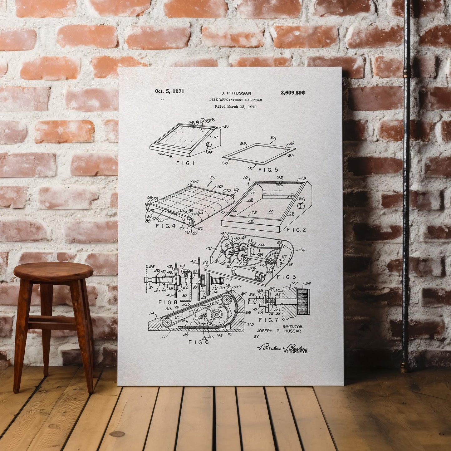 Desktop Calendar Patent