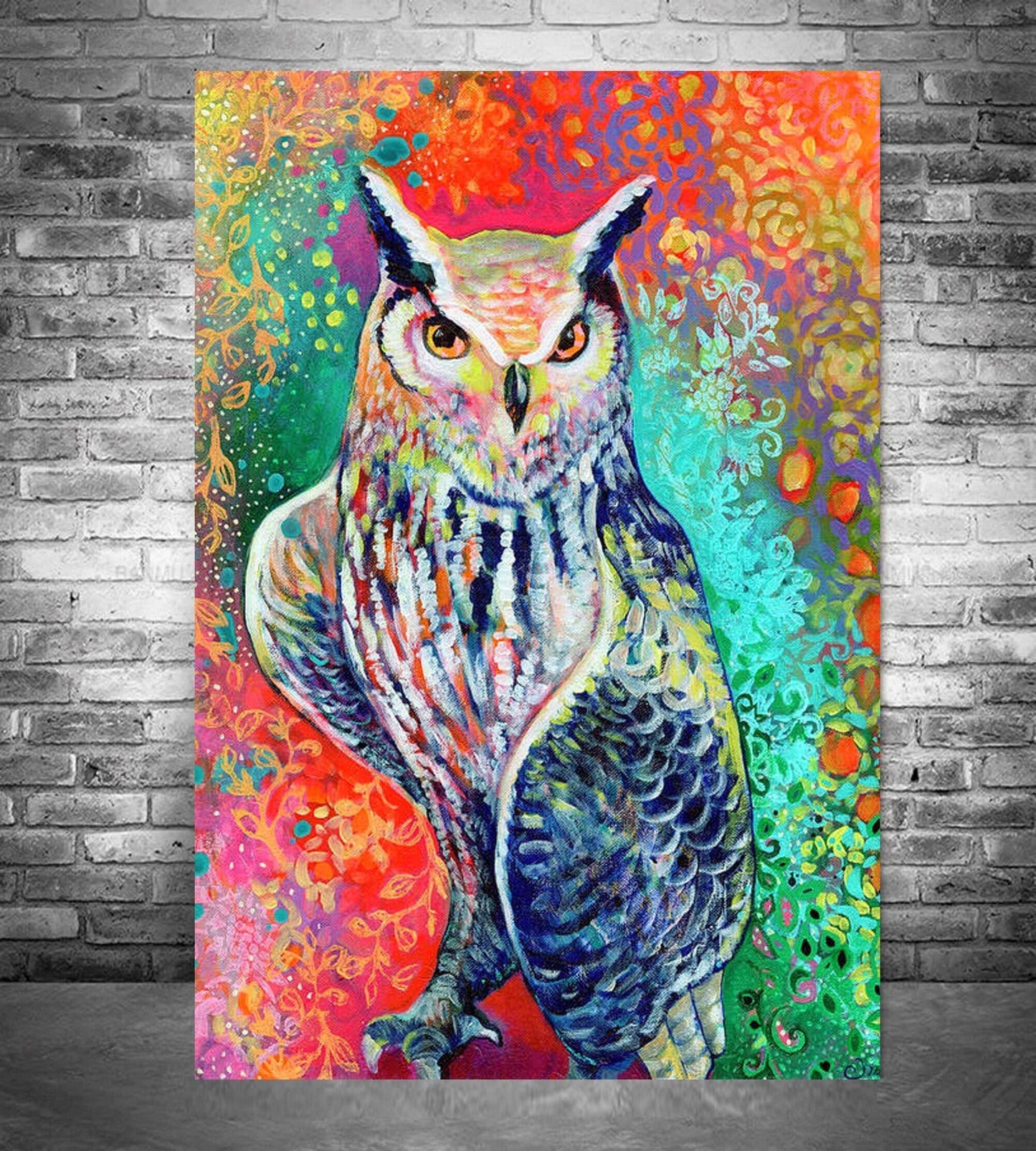 Colourful Owl