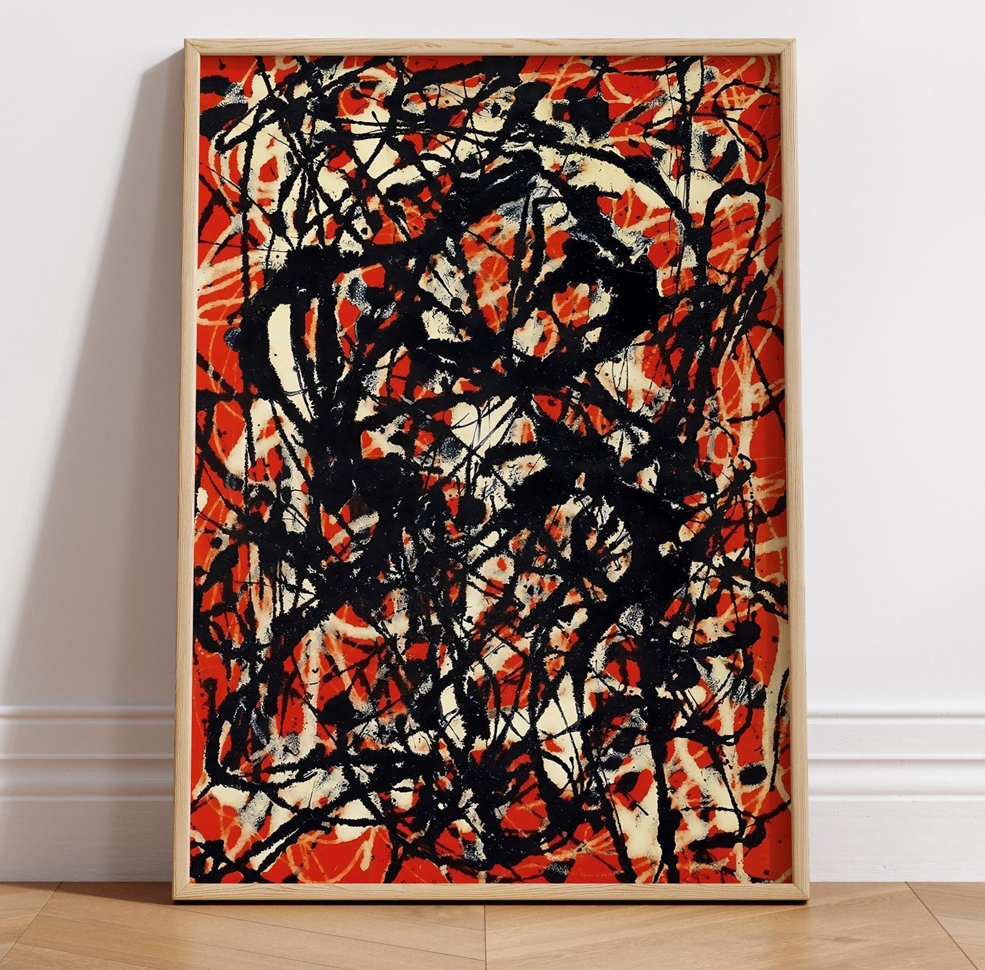 Set of 2 Jackson Pollock Art Prints