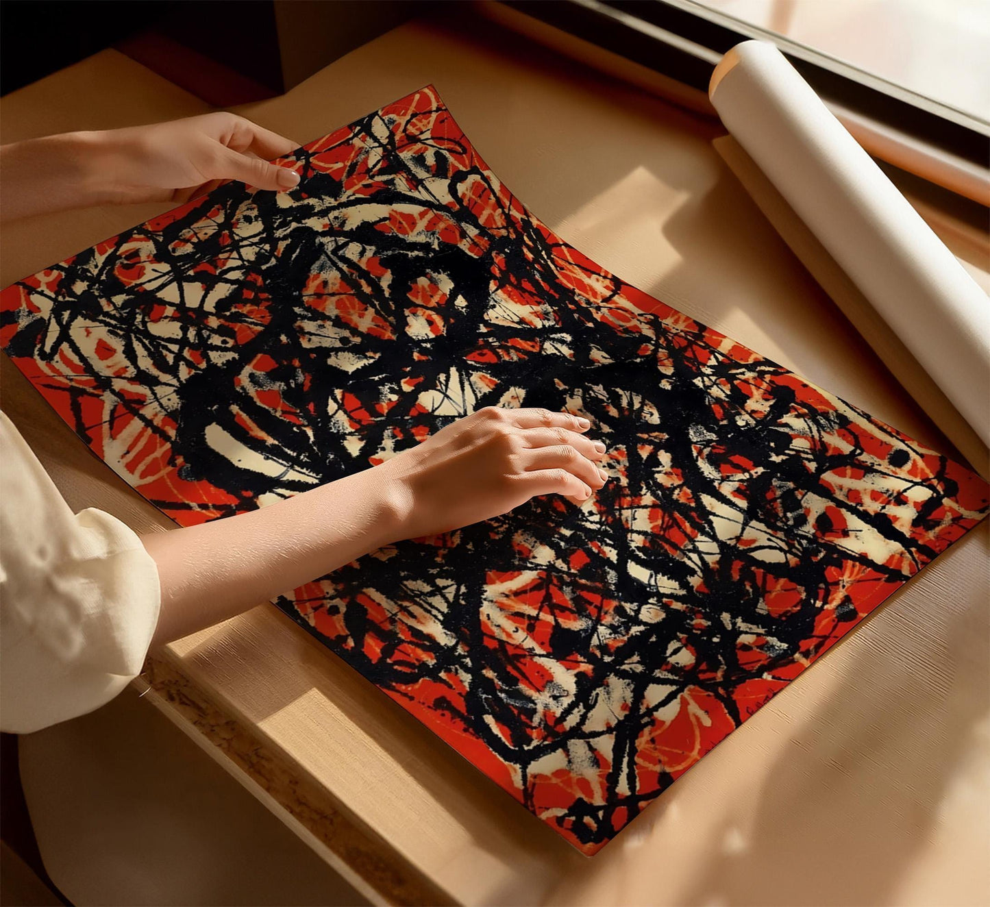 Set of 2 Jackson Pollock Art Prints