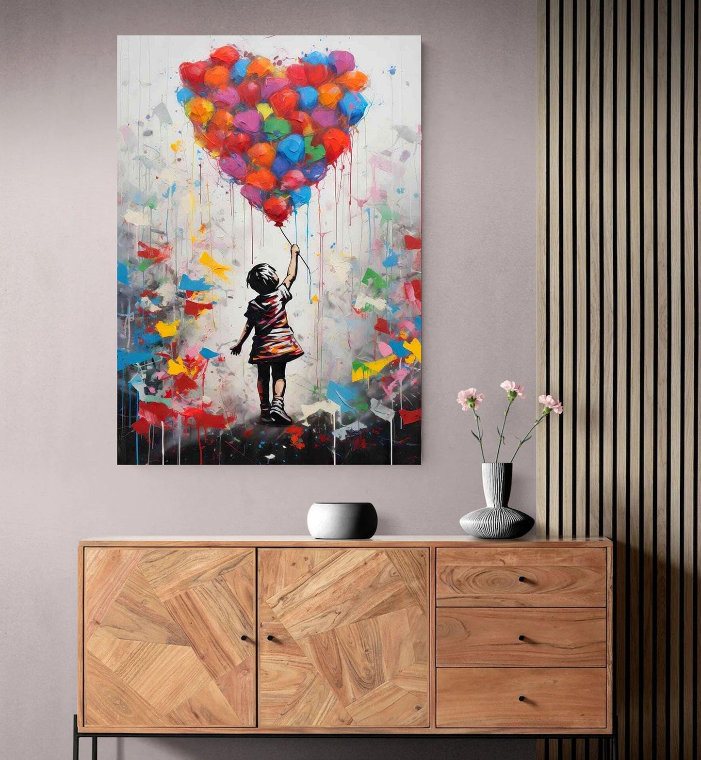 Balloon Girl Heart Balloon