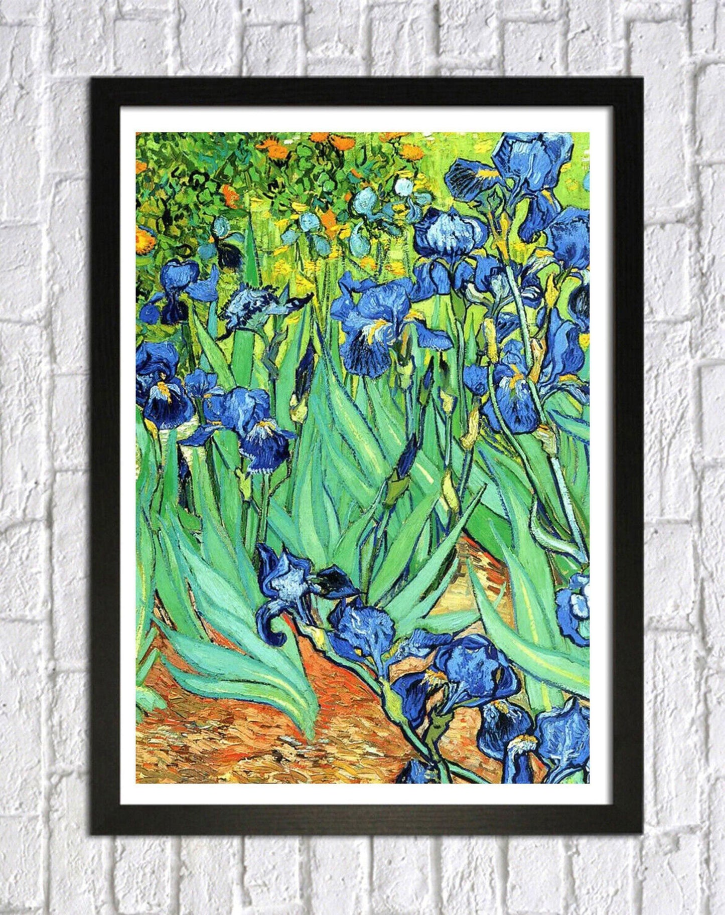 Van Gogh Iris Green and Blue