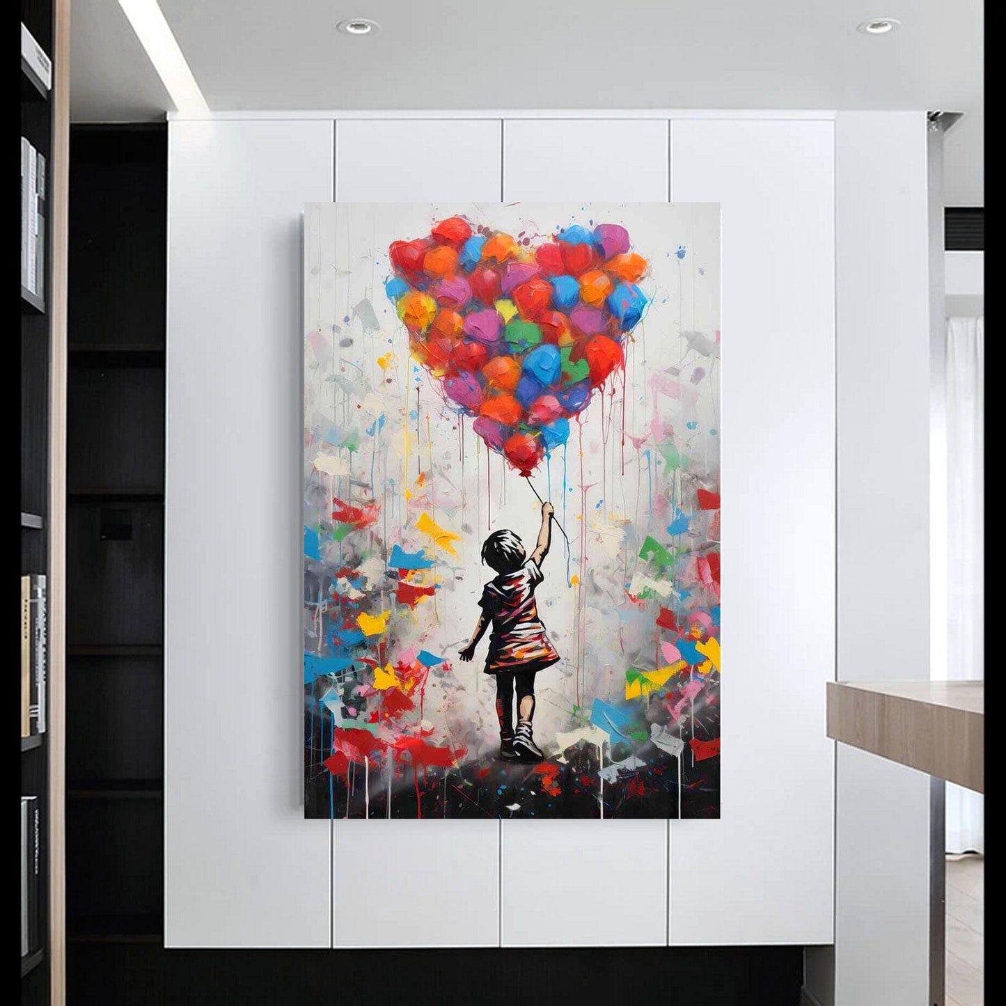 Balloon Girl Heart Balloon