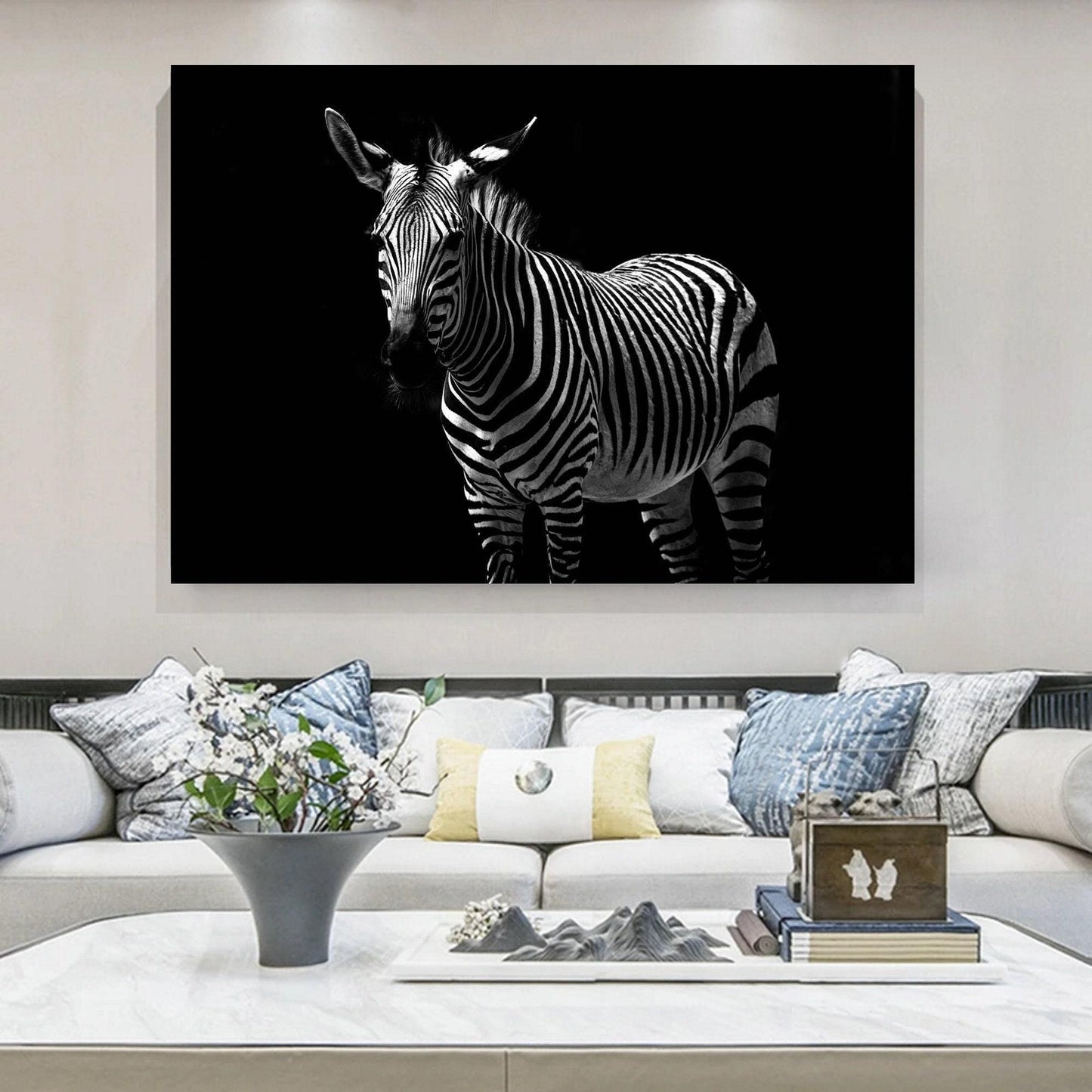 Zebra Black and White