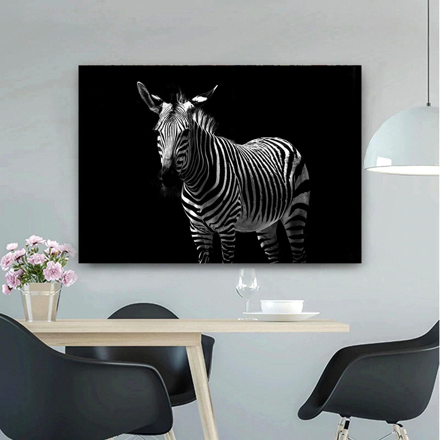 Zebra Black and White