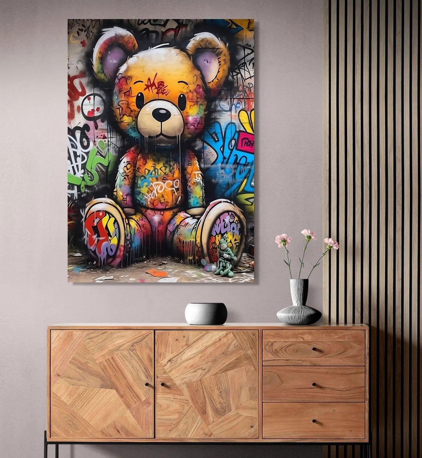 Graffiti Teddy Bear