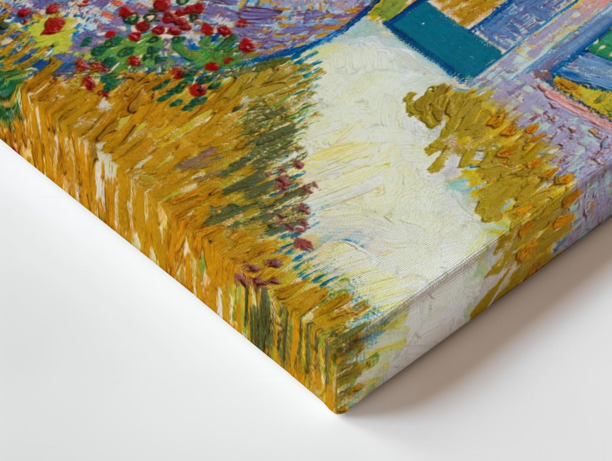 a picture of a painting on a white surface