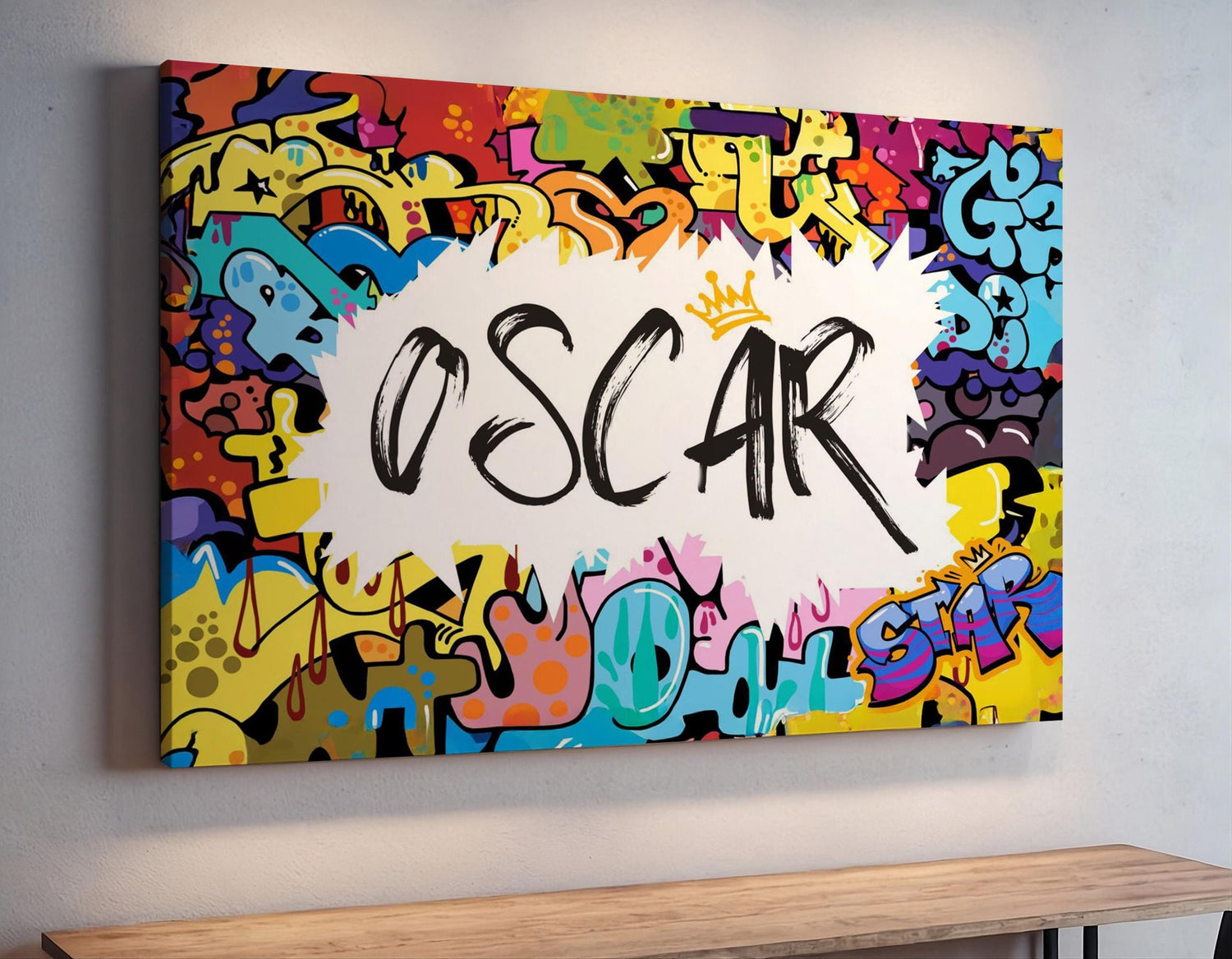 graffiti custom name for child's bedroom