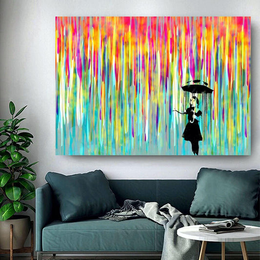 Girl with Umbrella