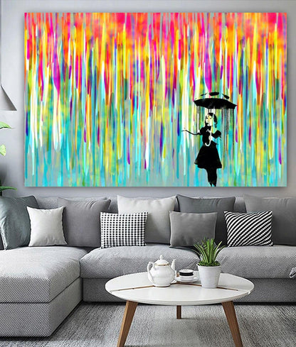 Girl with Umbrella