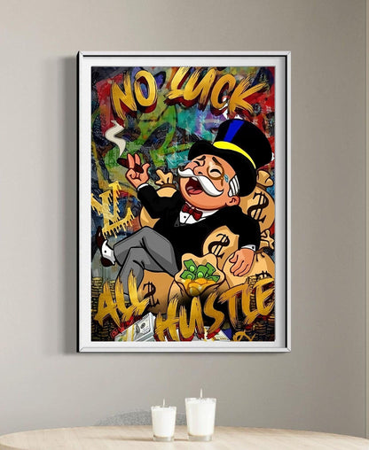 No Luck All Hustle Monopoly