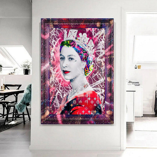 Queen Elizabeth Graffiti