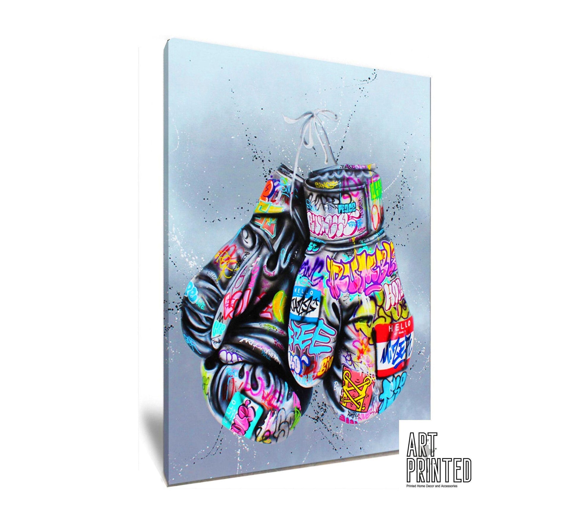 Boxing Gloves Graffiti