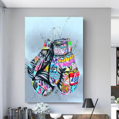 Boxing Gloves Graffiti