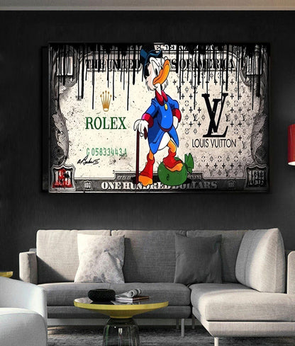 Pop Art Donald Duck Drip
