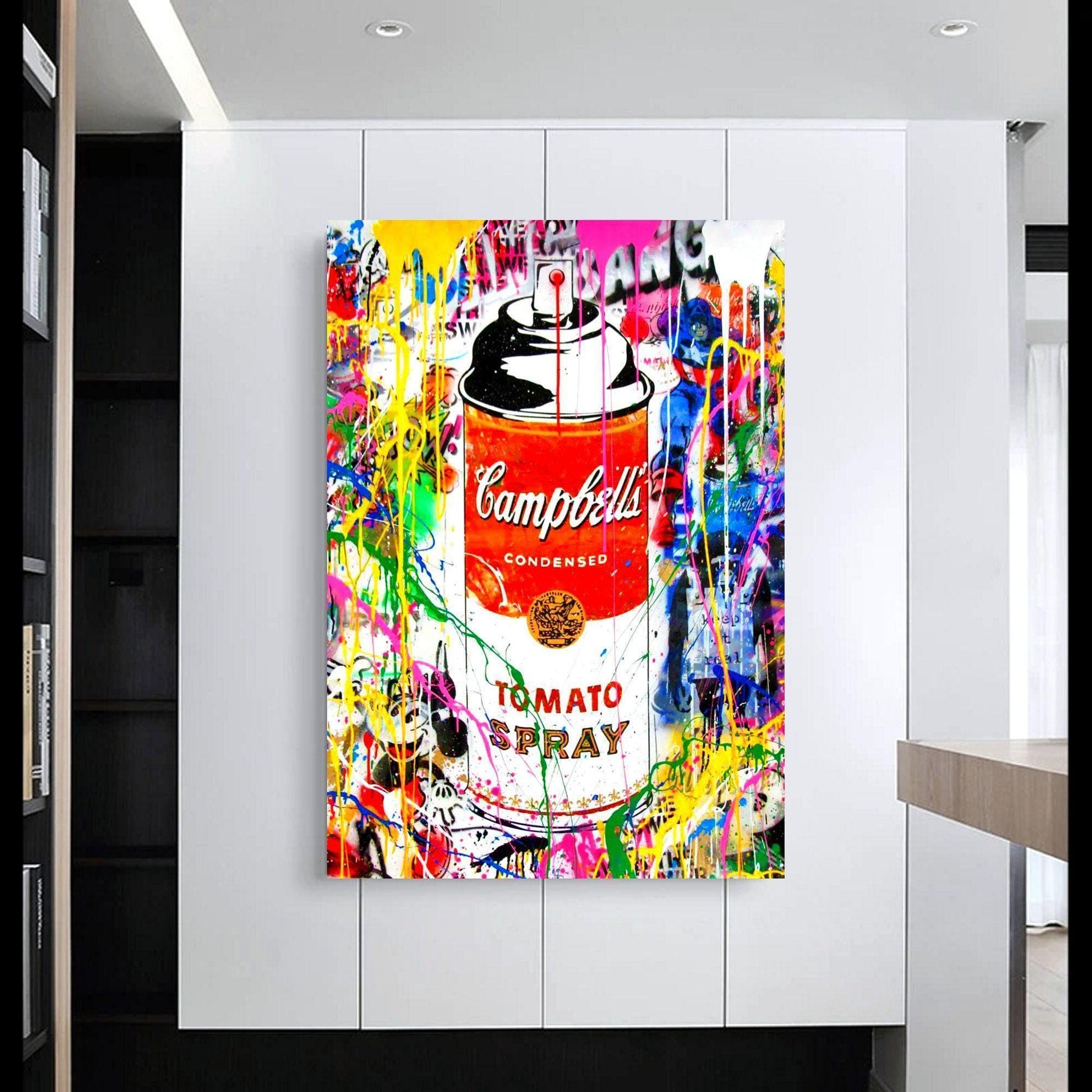 Banksy Campbells Tomato Spray