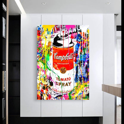 Banksy Campbells Tomato Spray