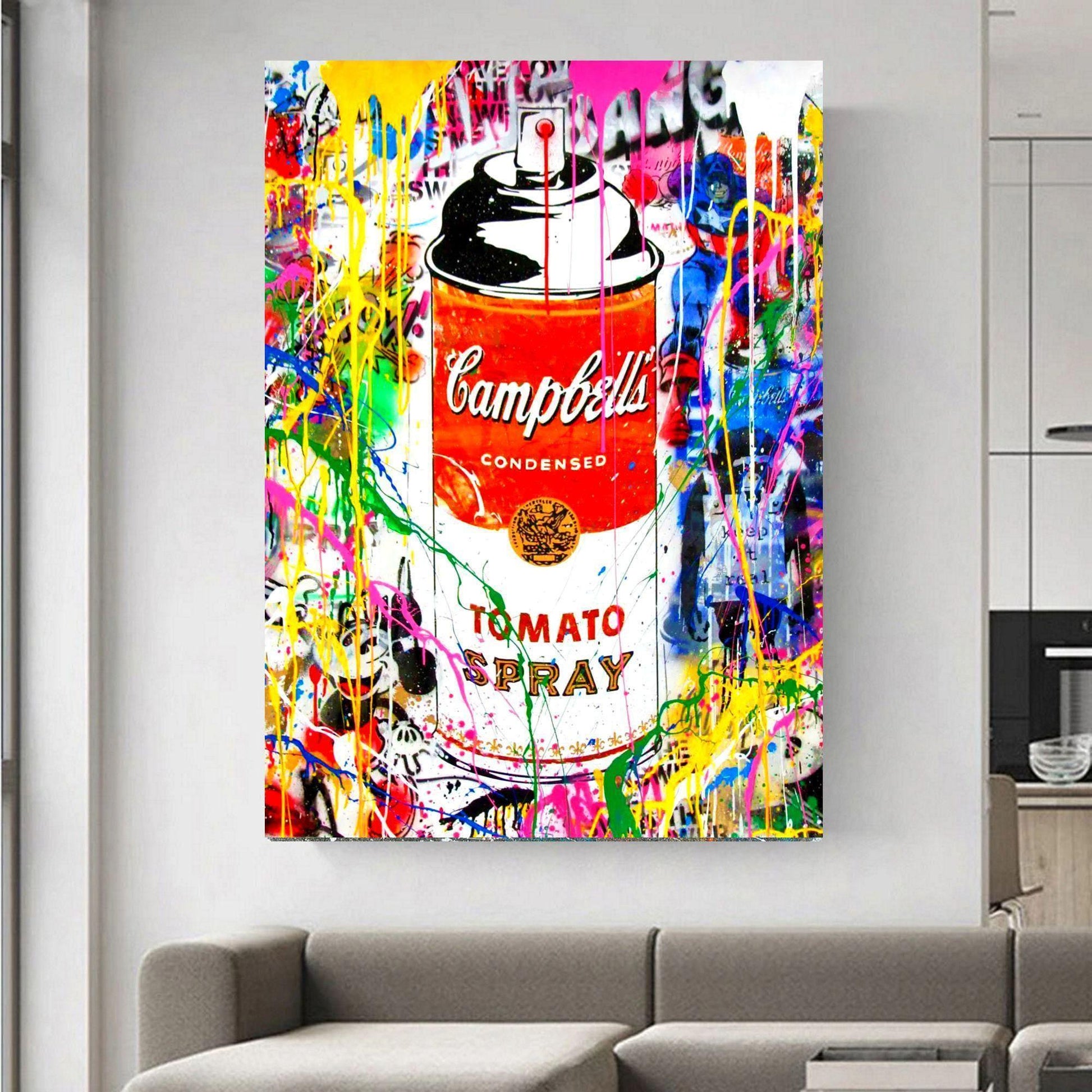 Banksy Campbells Tomato Spray
