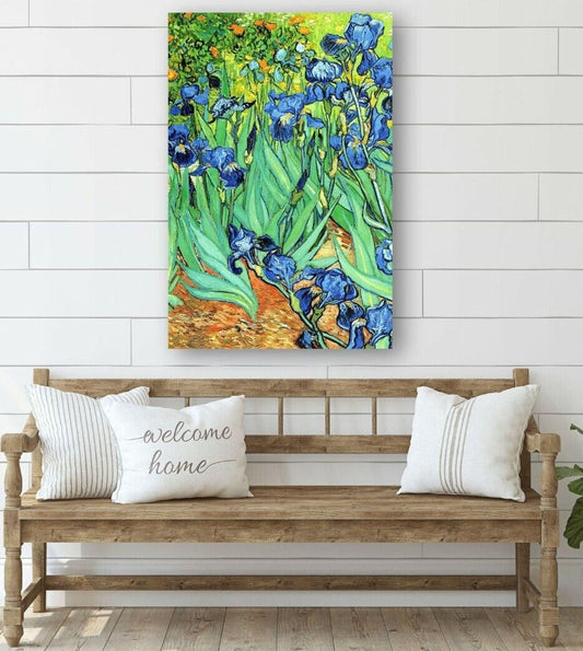 Van Gogh Iris Green and Blue