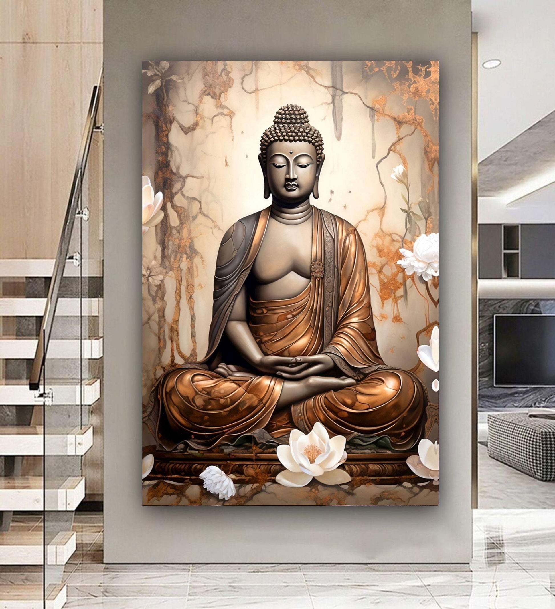 Buddha Spiritual Lotus Flower