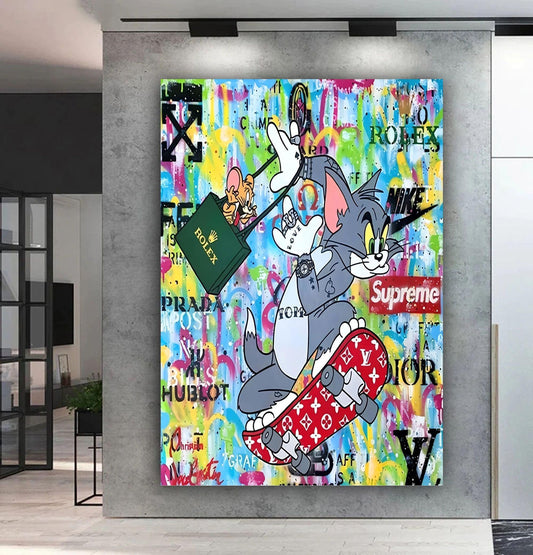 Tom and Jerry Graffiti