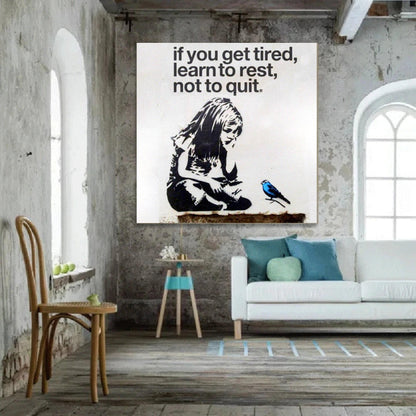 Banksy Learn To Rest