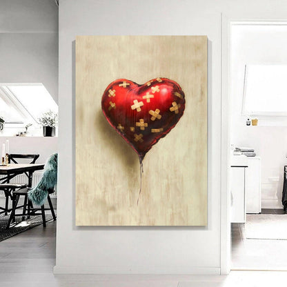 Red Love Balloon Heart