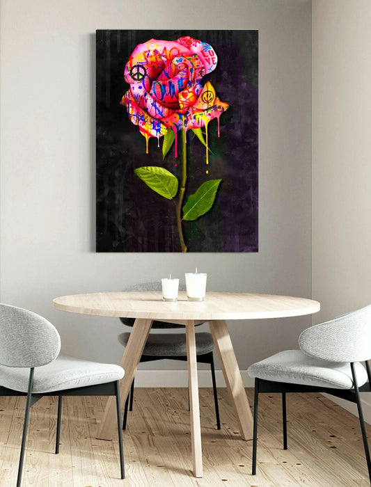 Pink Rose Flower