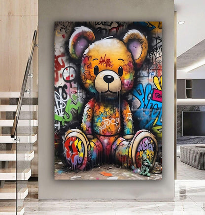 Graffiti Teddy Bear