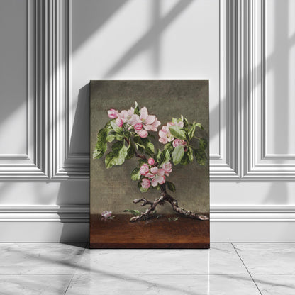 Vintage blossom flowers canvas wall art or poster print for Mother&#39;s Day gift. Mum bedroom picture, present for Mom. Victorian painting