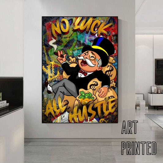 No Luck All Hustle Monopoly