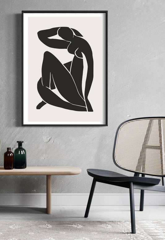 Matisse Black Woman Abstract