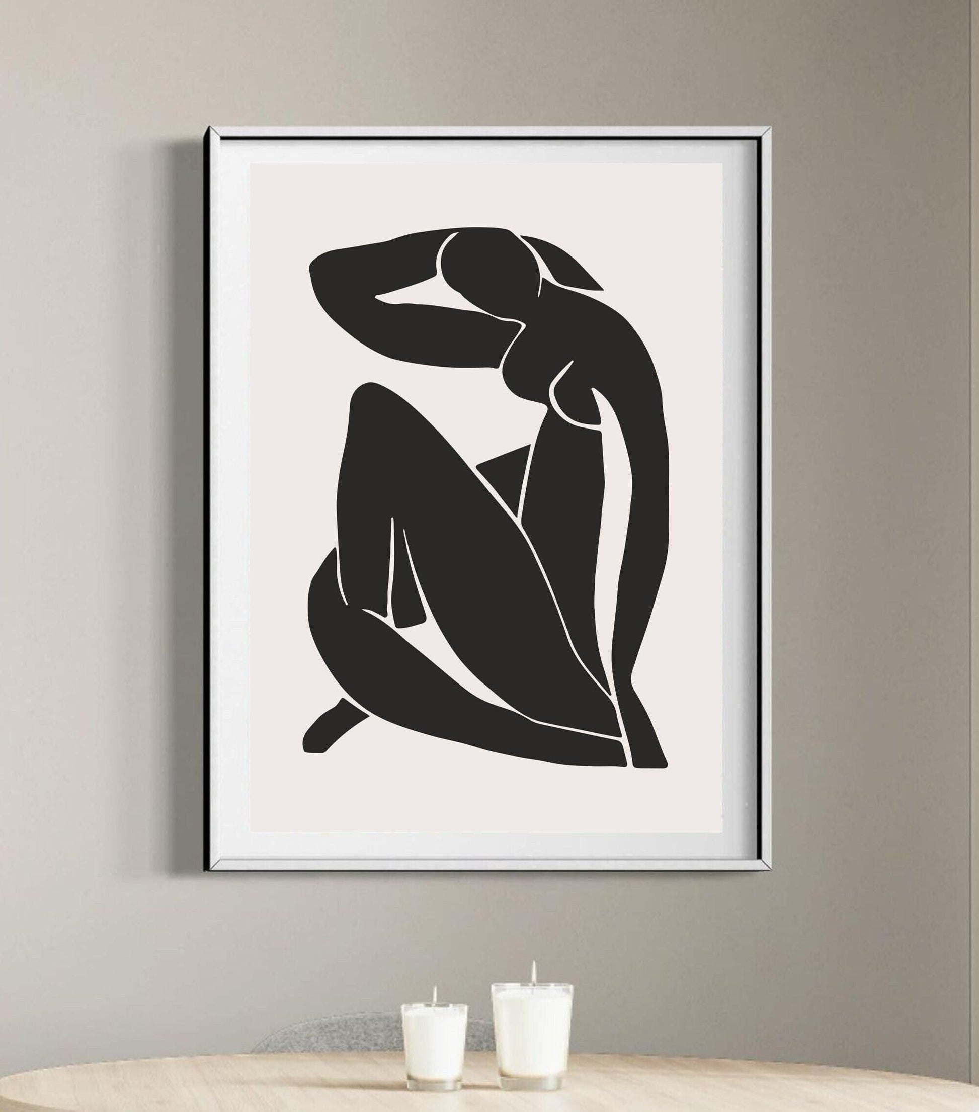 Matisse Black Woman Abstract