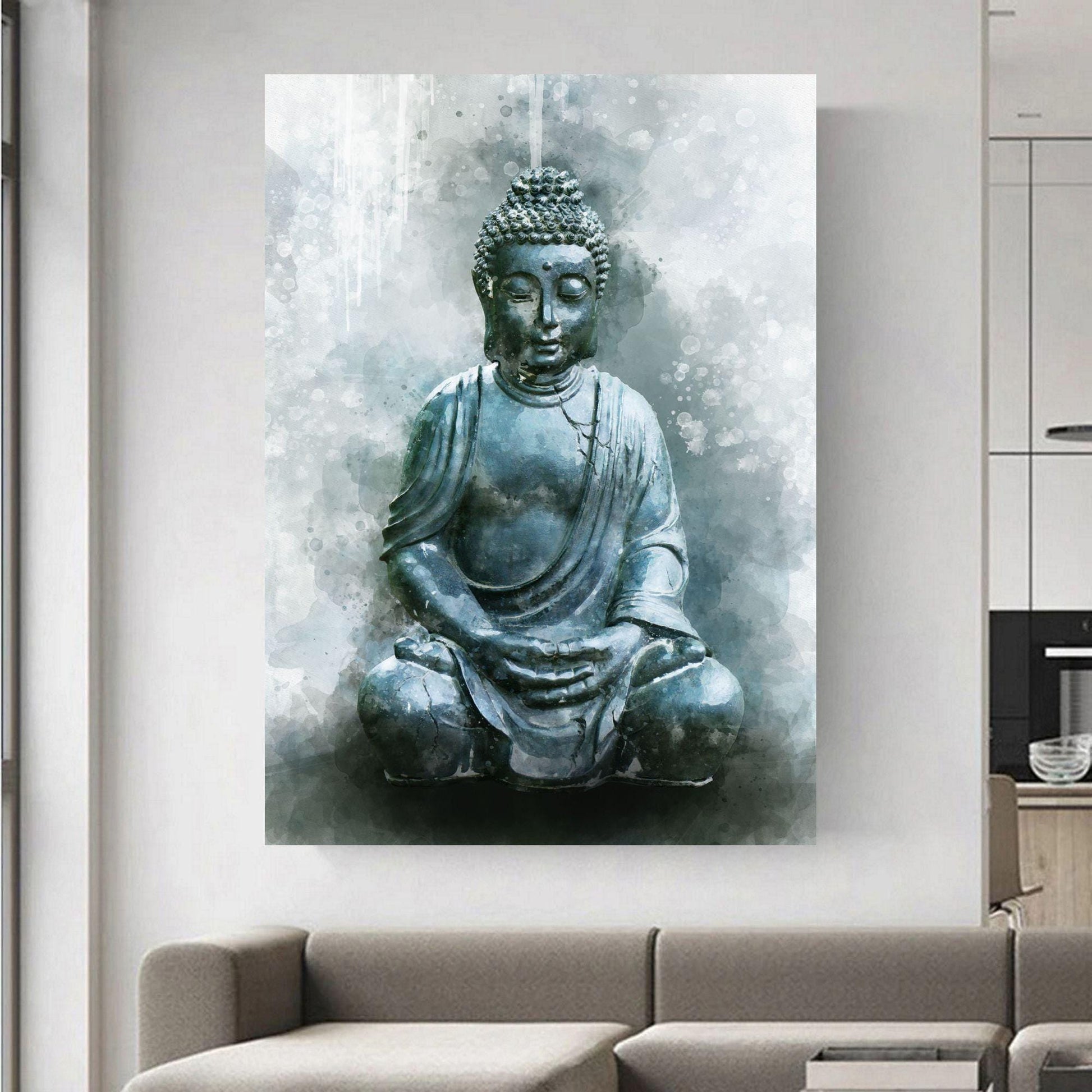Buddha Spiritual Grey