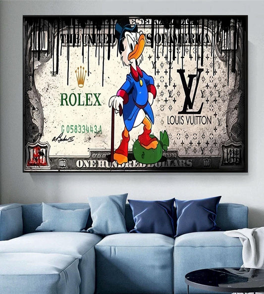 Pop Art Donald Duck Drip