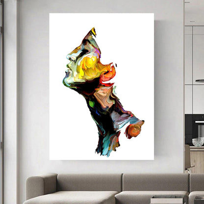 Woman's Face Colourful