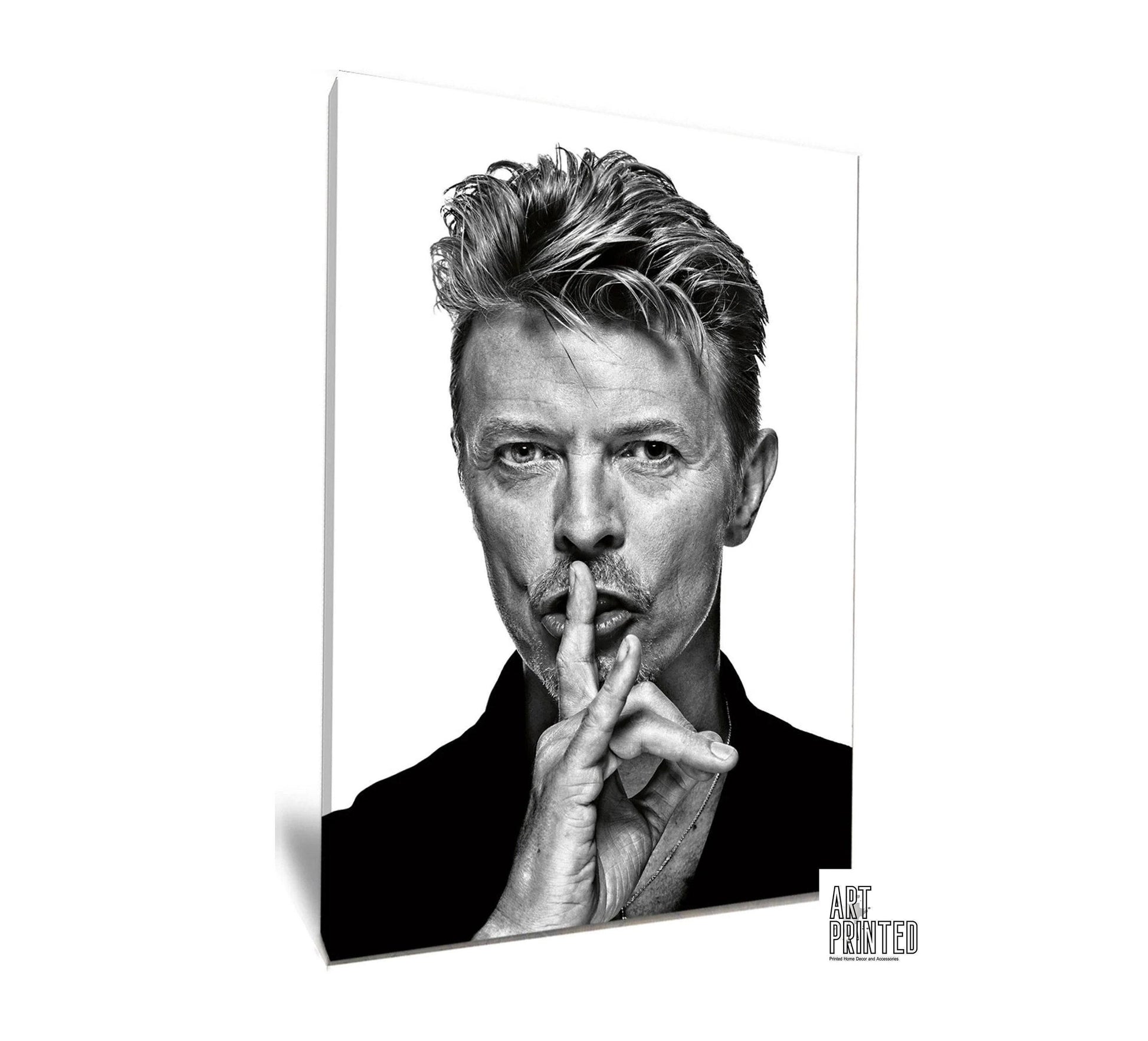 David Bowie Black and White Photo