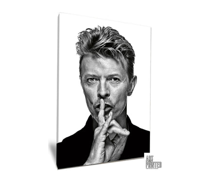 David Bowie Black and White Photo