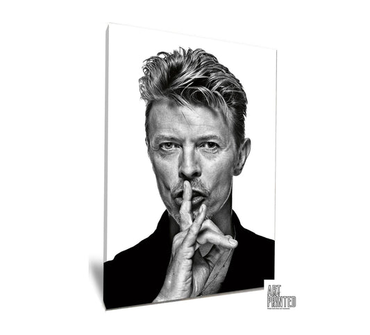 David Bowie Black and White Photo