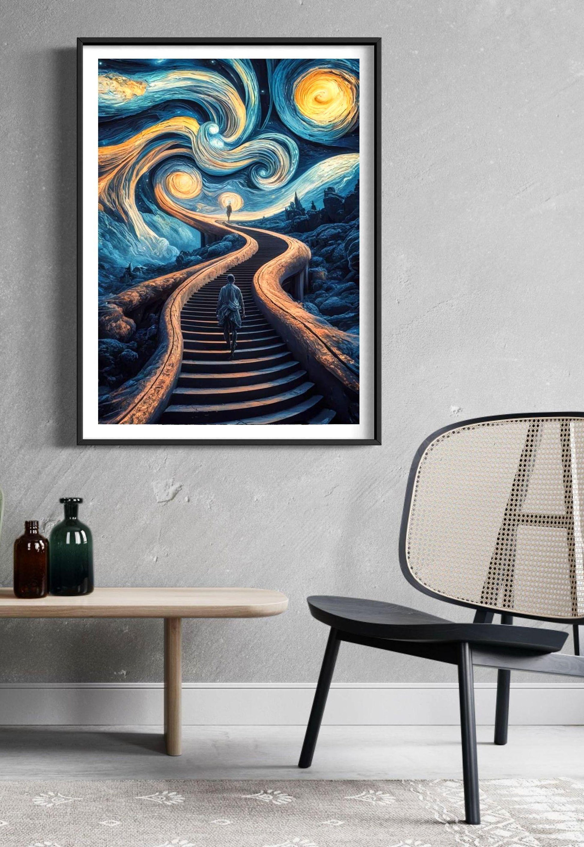Vincent Van Gogh Style Waiting