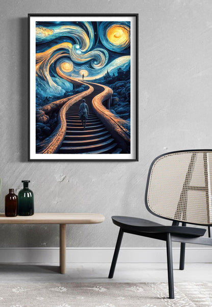 Vincent Van Gogh Style Waiting
