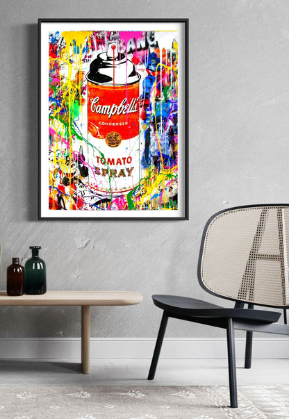 Banksy Campbells Tomato Spray