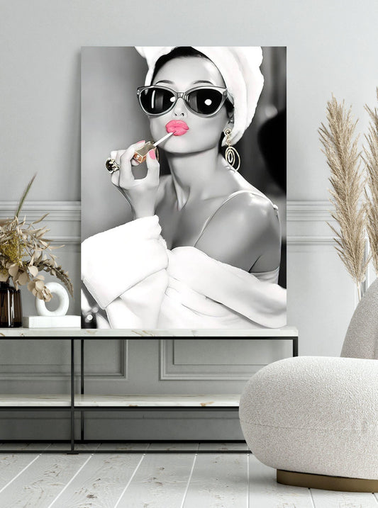 Audrey Hepburn Pink Lipstick