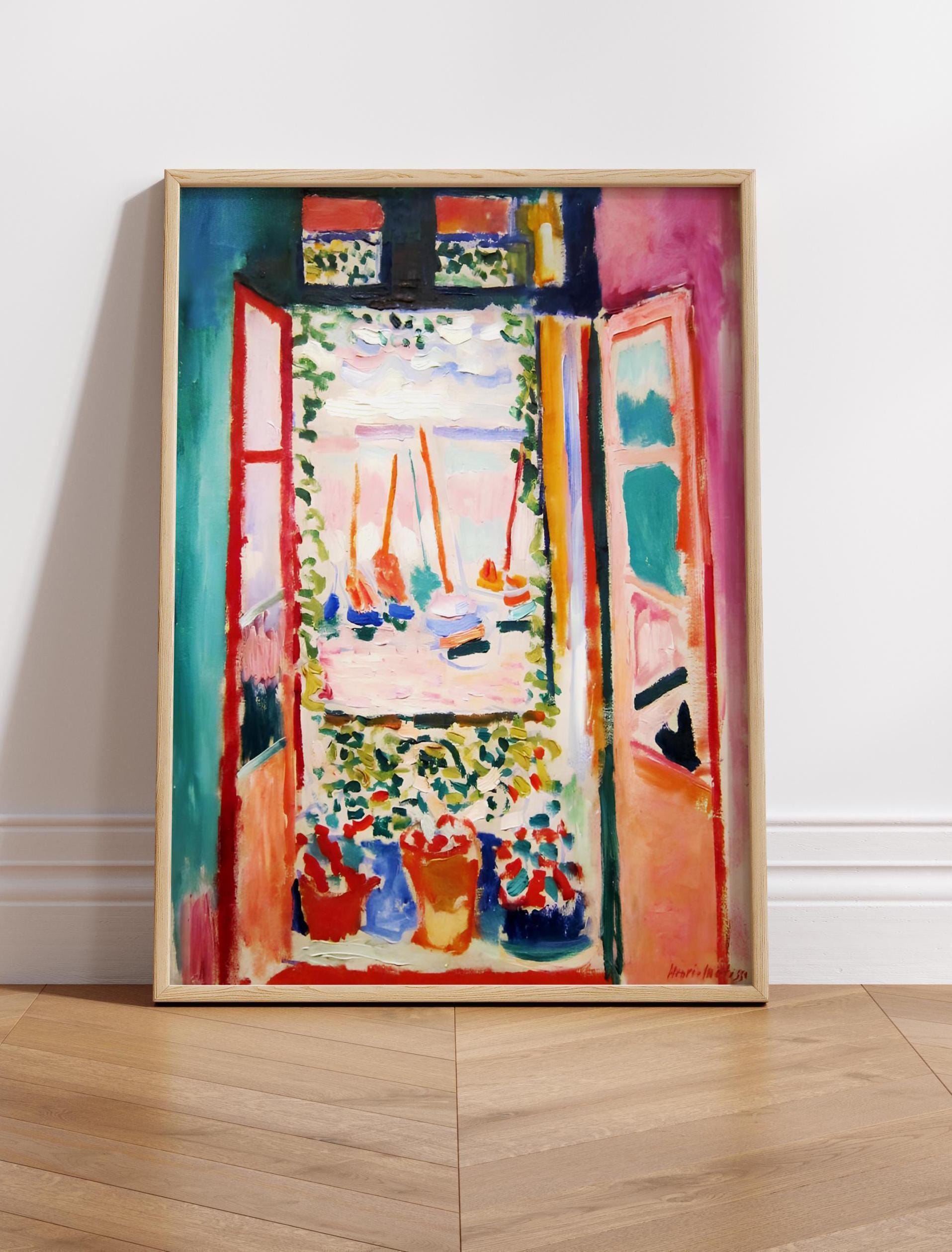 Matisse set of 3 triptych wall art featuring ‘Goldfish,’ ‘Femme Assise,’ and ‘Open Window.’ Vibrant Fauvist prints with bold colours and expressive brushstrokes, perfect for modern interiors. Artistic canvas set inspired by Henri Matisse’s masterpieces, ideal for home décor, gallery walls, and art lovers. Stylish fine art prints celebrating iconic 20th-century painting, bringing creativity and colour to any space.