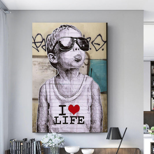 Banksy I Love Life