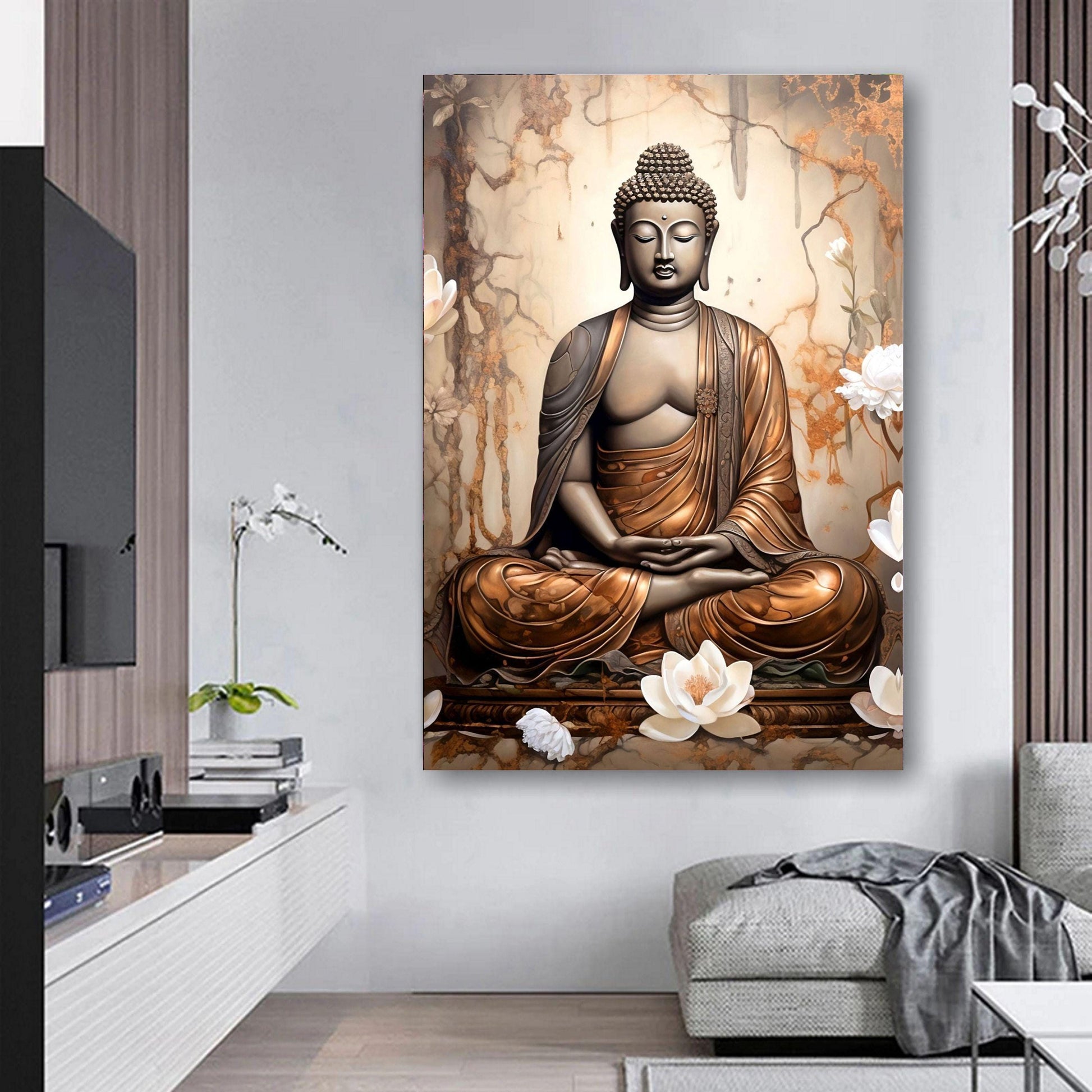 Buddha Spiritual Lotus Flower