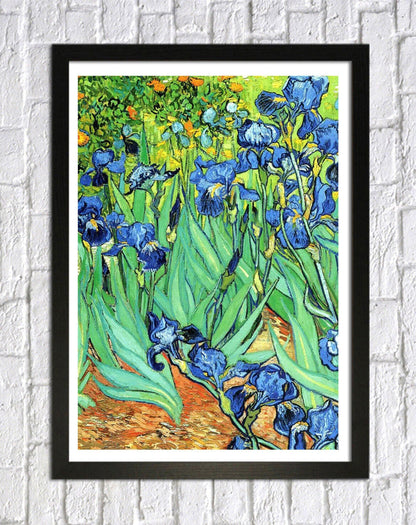 Van Gogh Iris Green and Blue