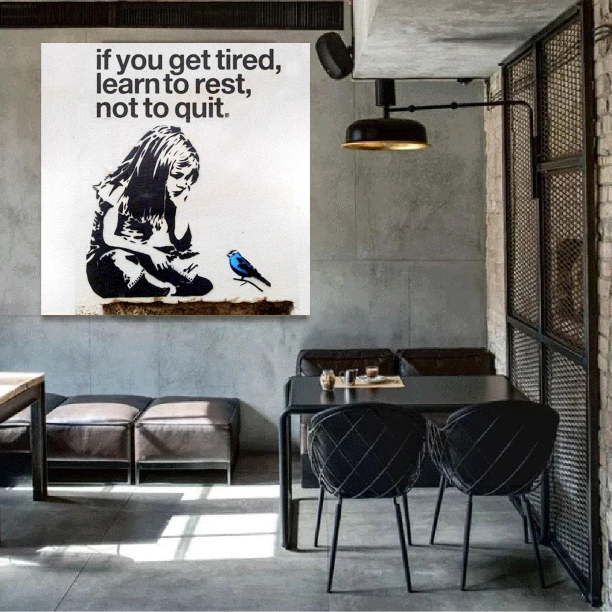 Banksy Learn To Rest